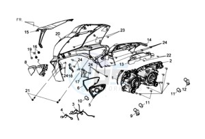 HD2 200EFI drawing HEAD LIGHT / INDICATORS