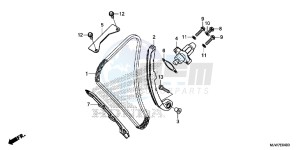 CB500F Europe Direct - (ED) drawing CAM CHAIN/TENSIONER