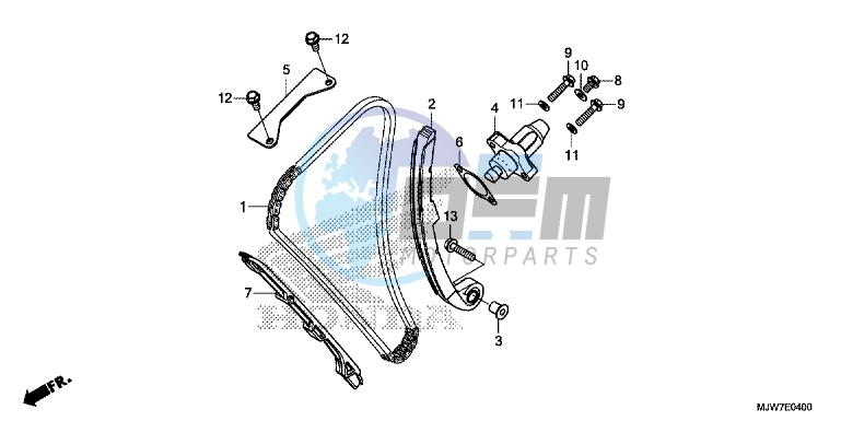 CAM CHAIN/TENSIONER