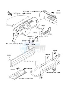 MULE_610_4X4 KAF400AFF EU drawing Labels