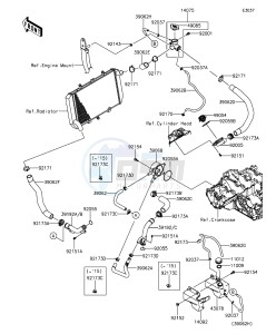 Z1000 ABS ZR1000GGF FR GB XX (EU ME A(FRICA) drawing Water Pipe