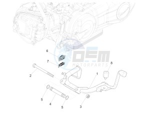 SPRINT 50 4T 4V NOABS E2 (NAFTA) drawing Stand/s