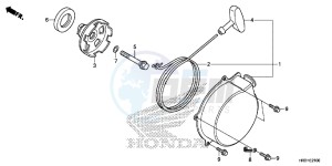 TRX420FE1H Europe Direct - (ED) drawing RECOIL STARTER