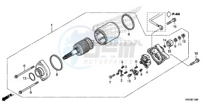 TRX420TM1E TRX420 Europe Direct - (ED) drawing STARTER MOTOR