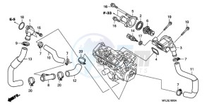 CBR1000RRA BR drawing THERMOSTAT