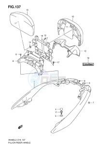 AN400Z ABS BURGMAN EU-UK drawing PILLION RIDER HANDLE