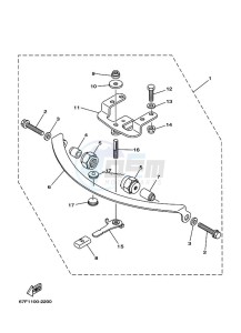 F100CETL drawing TILLER-HANDLE