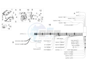 RSV4 1000 RR drawing Electrical system II