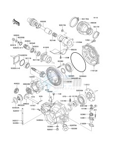 KLF 300 [BAYOU 300] (B15-B17) [BAYOU 300] drawing DRIVE SHAFT_FINAL GEAR