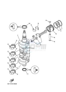 T50TLRH drawing CRANKSHAFT--PISTON