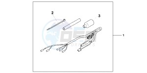 VFR1200FC drawing GRIP HEATER ATT