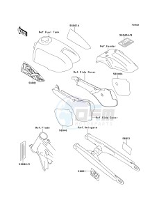 KX 60 B [KX60] (B10-B14) [KX60] drawing LABELS-- KX60-B11- -