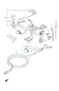 DF 9.9A drawing Harness - w/Remote Control