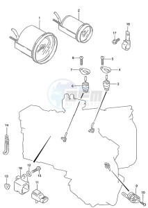 DT 140 drawing Sensor & Meter (DT140EFI