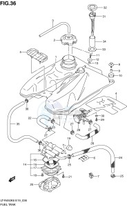 LT-R450 (E19) drawing FUEL TANK