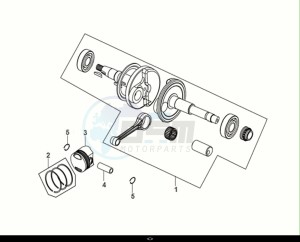 MIO 50I (FS05W2-EU) (E5) (M1) drawing CRANK SHAFT