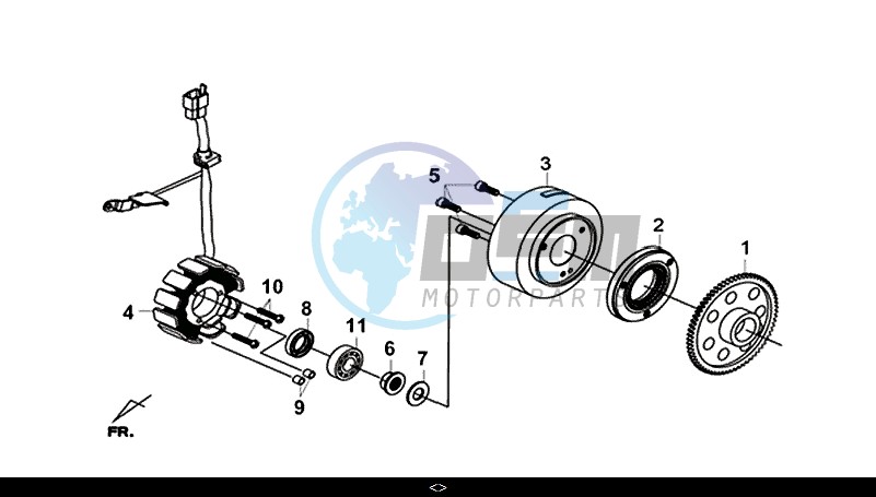 FLYWHEEL - STATOR