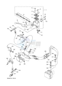 MTN-320-A MT-03 (B082 B083) drawing FRONT MASTER CYLINDER