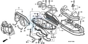 CBR600RR9 BR / MME - (BR / MME) drawing AIR CLEANER