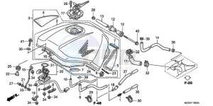 ST1300A9 Korea - (KO / ABS MME) drawing FUEL TANK