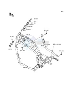 VN 1500 E [VULCAN 1500 CLASSIC] (E1) [VULCAN 1500 CLASSIC] drawing FRAME