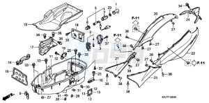 FES125AB S Wing E drawing BODY COVER/ LUGGAGE BOX