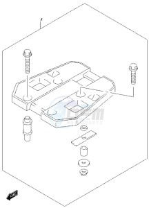 DL650 drawing OPTIONAL (TOP CASE BRACKET SET)