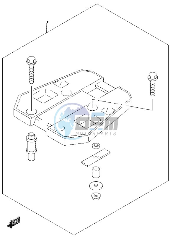 OPTIONAL (TOP CASE BRACKET SET)