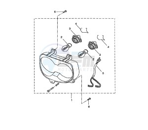 BW'S EASY 50 drawing HEADLIGHT