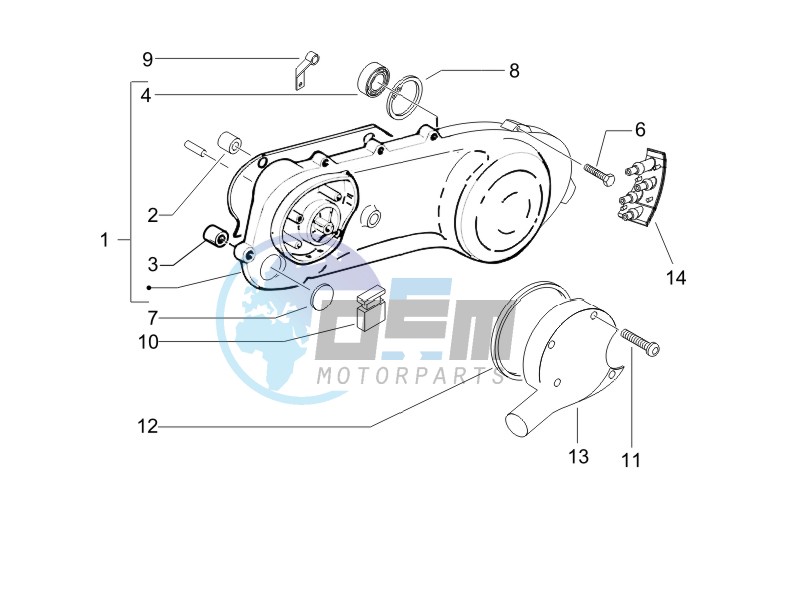 Crankcase cover - Crankcase cooling