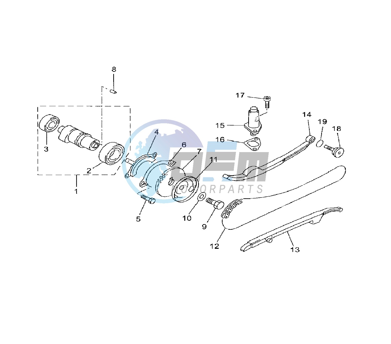 CAMSHAFT AND TIMING CHAIN