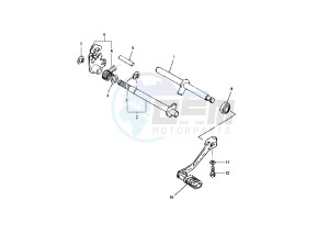 TT RE 600 drawing SHIFT SHAFT