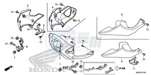 NC700SD NC700S Europe Direct - (ED) drawing UNDER COWL