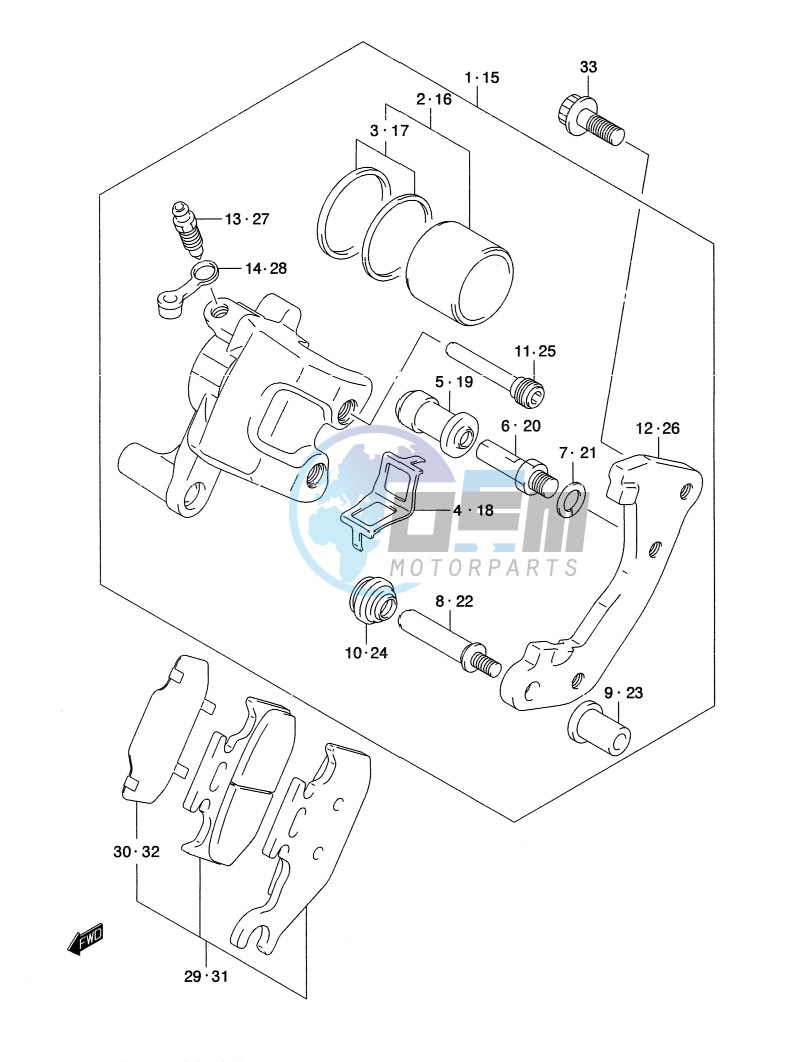 FRONT CALIPER