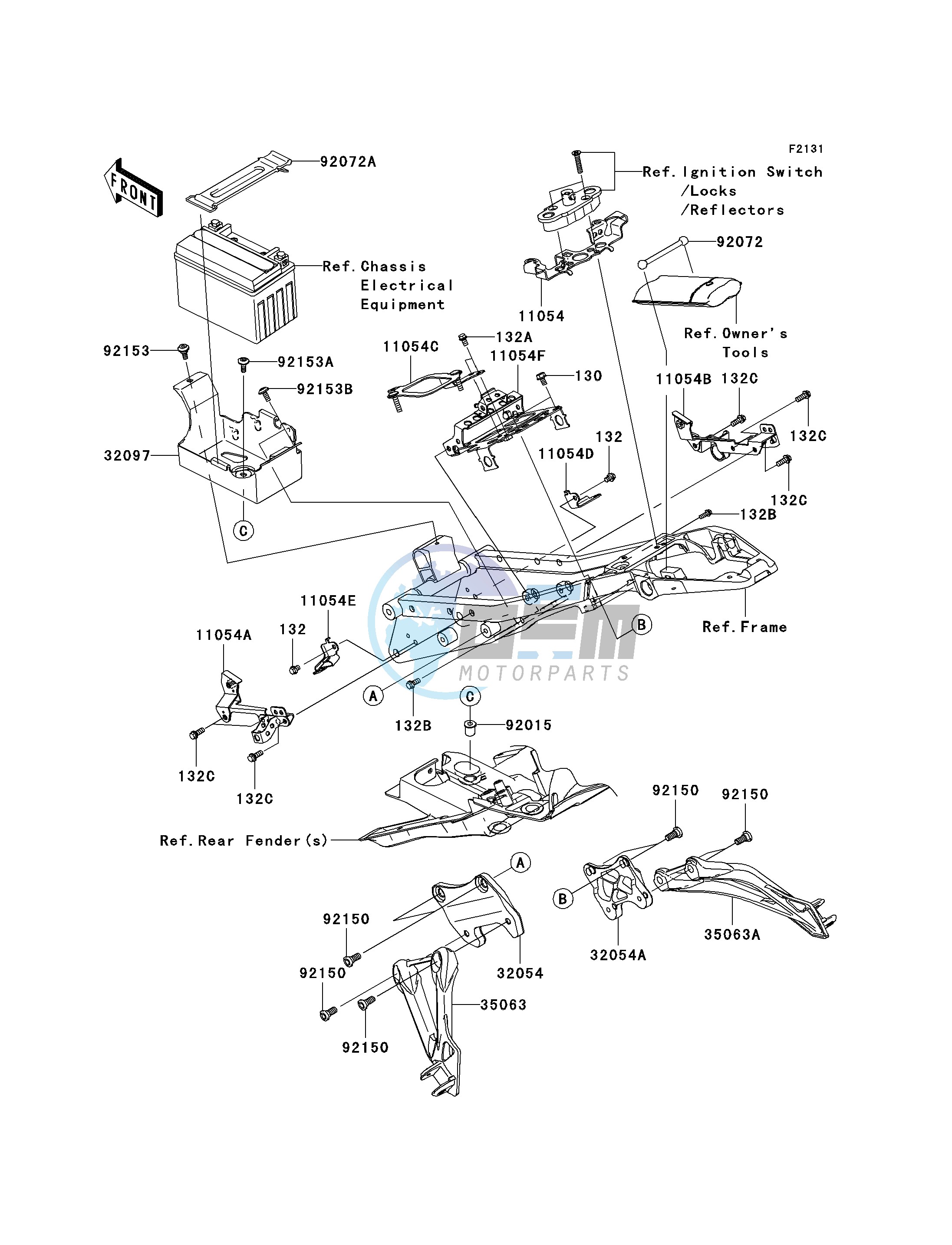 FRAME FITTINGS-- REAR- -