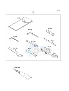 NINJA_ZX-10R ZX1000JCF FR XX (EU ME A(FRICA) drawing Owner's Tools