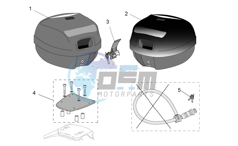 Acc. - Top/cases side cases