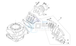 etx 125 1998 drawing Carburettor flange