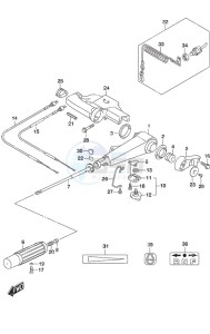 DF 9.9B drawing Tiller Handle