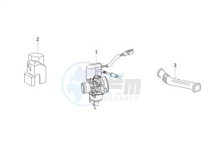 SCARABEO 50 2T CARBURATORE E4 STREET (EMEA) drawing Carburettor