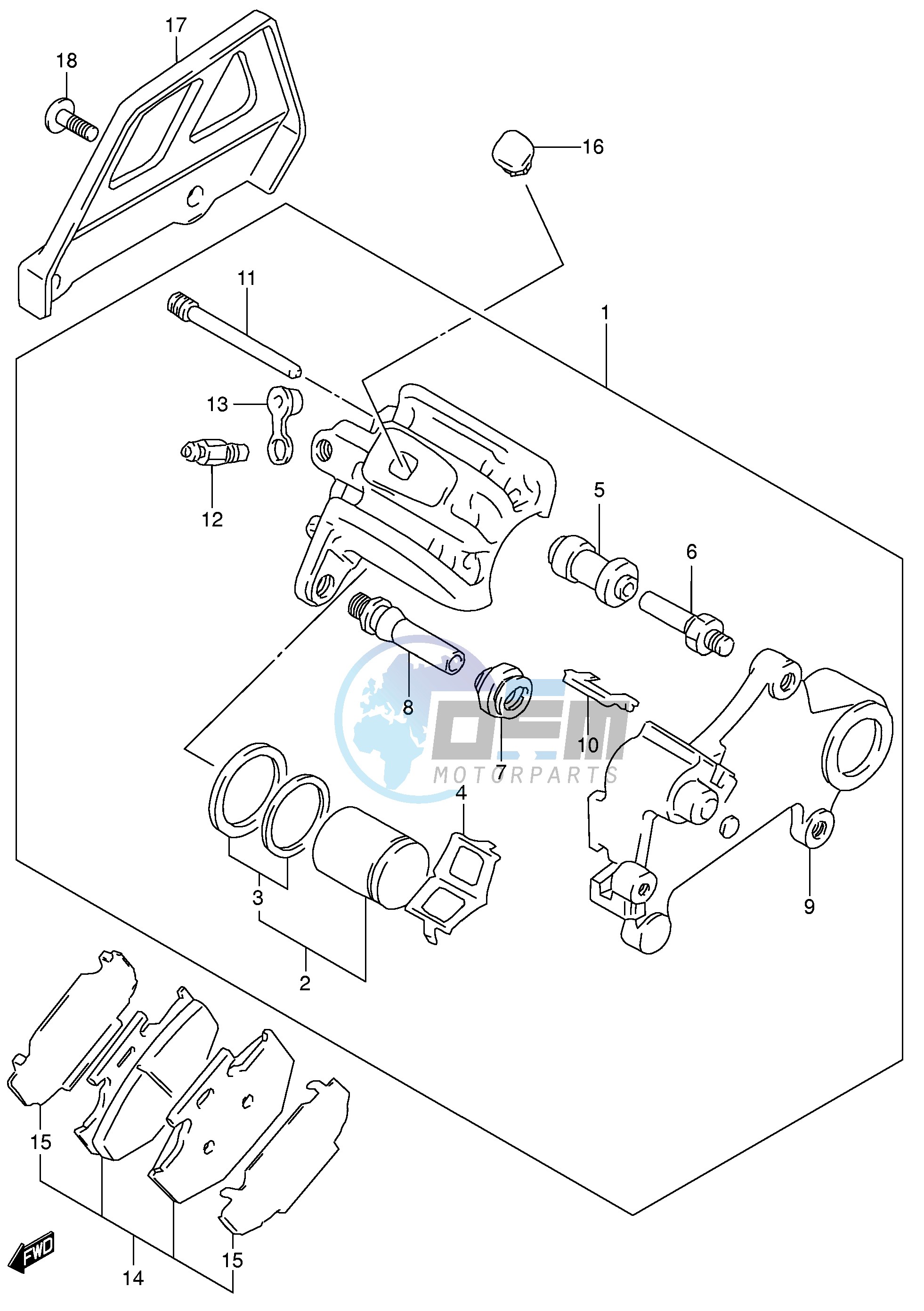 REAR CALIPER