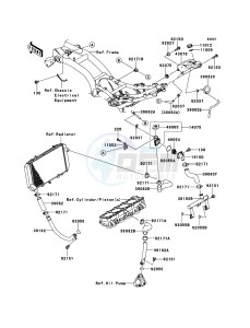 Z750 ZR750LCF UF (UK FA) XX (EU ME A(FRICA) drawing Water Pipe