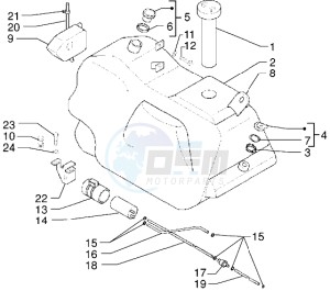 X9 250 drawing Fuel Tank