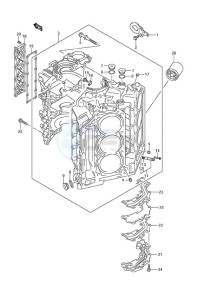 DF 225 drawing Cylinder Block