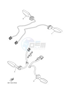 MTN1000 MT-10 (B67D) drawing FLASHER LIGHT