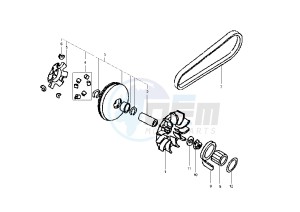 SHARK - 125 cc drawing DRIVING PULLEY