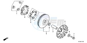 SH300AB drawing DRIVE FACE