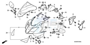 VFR8009 Ireland - (EK / MME) drawing UPPER COWL