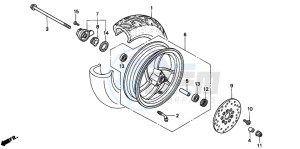 SFX50MM drawing FRONT WHEEL (1)