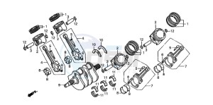 ST1100A drawing CRANK SHAFT/PISTON